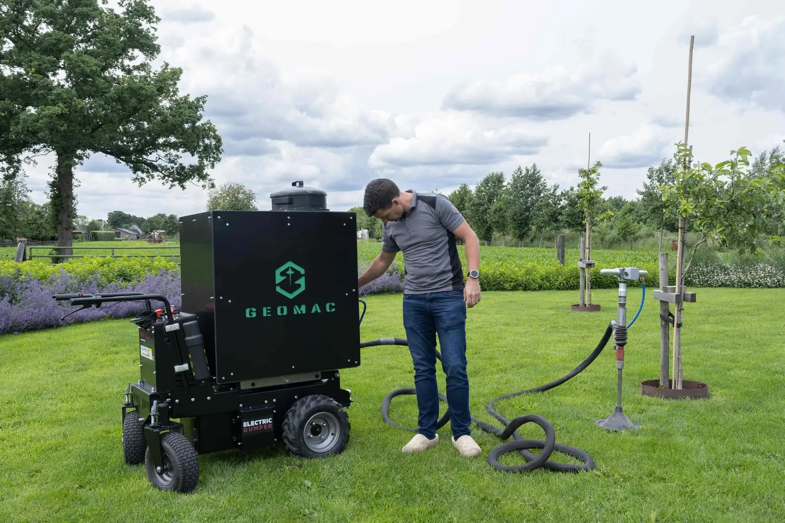 GEOMAC in de tuin